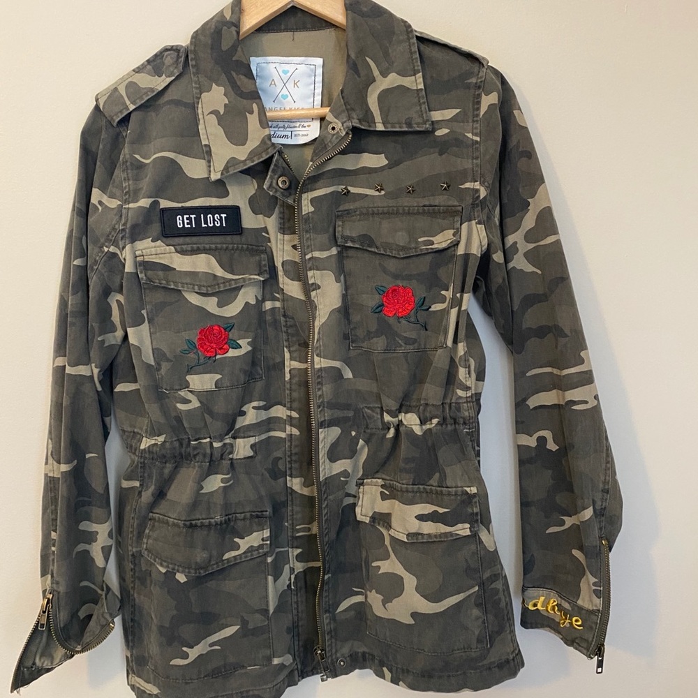 Angel Kiss Camo Utility Jacket